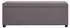 vidaXL Bank mit Staufach 116 cm Taupe Polyester