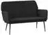 vidaXL Sitzbank Schwarz 108x79x79 cm Samt