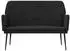 vidaXL Sitzbank Schwarz 108x79x79 cm Samt