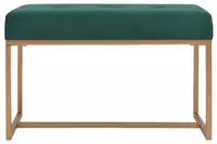 vidaXL Bank 80 cm Gr&uuml;n Samt