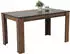Hela Helene IV Tisch Oldwood schwarz/weiß 4x Stuhl schwarz (811893)