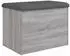 vidaXL Sitzbank mit Stauraum Grau Sonoma 62x42x45 cm Holzwerkstoff (835045)