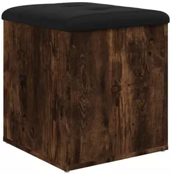 vidaXL Sitzbank mit Stauraum R&auml;uchereiche 42x42x45 cm Holzwerkstoff (835037)