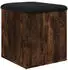vidaXL Sitzbank mit Stauraum Räuchereiche 42x42x45 cm Holzwerkstoff (835037)