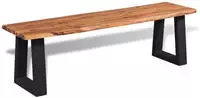 vidaXL Sitzbank Akazienholz Massiv 160 cm