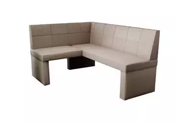 Fun Möbel Eckbank/Küchenbank 196x142 cm BLAKE XL R Stoff Soro Taupe