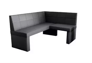 Fun Möbel Eckbank/Küchenbank 168x128 cm BLAKE L Stoff Soro Anthrazit