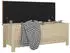 vidaXL Sitzbank mit Stauraum und Kissen Sonoma-Eiche 105x40x45 cm - 326771