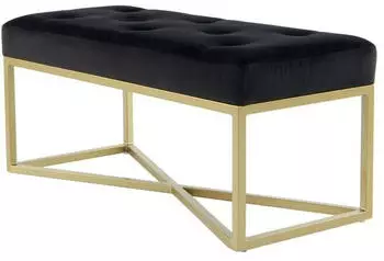 Kayoom Sitzbank Kristy 100 Schwarz / Gold - 27UZB-BLK