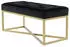 Kayoom Sitzbank Kristy 100 Schwarz / Gold - 27UZB-BLK