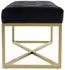 Kayoom Sitzbank Kristy 100 Schwarz / Gold - 27UZB-BLK