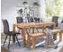 Finebuy Sitzbank Massiv Akazie braun Massivholz SuVa2411_1