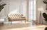 Cavadore 2,5-Sitzer Küchensofa Amba 173x97x87 cm Mikrofaser Beige