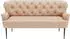 Cavadore 2,5-Sitzer Küchensofa Amba 173x97x87 cm Mikrofaser Beige