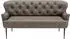 Cavadore 2,5-Sitzer Küchensofa Amba 173x97x87 cm Mikrofaser Graubraun