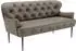 Cavadore 2,5-Sitzer Küchensofa Amba 173x97x87 cm Mikrofaser Graubraun