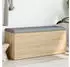 vidaXL Bank mit Stauraum 102x42x45 Sonoma-Eiche