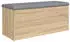 vidaXL Bank mit Stauraum 102x42x45 Sonoma-Eiche