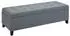 HomCom Polsterbank mit Stauraum 49x41.5x125 cm grau