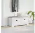 vidaXL Flurbank BODO Weiß 114x40x45 cm (4016869)