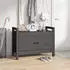 vidaXL Flurbank Grau 80x40x60 cm Massivholz Kiefer (821781)