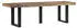 vidaXL Bank 160 cm Massives Altholz und Stahl (4006412)