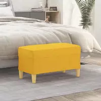 Vidaxl Helle Gelbe Bank 70x35x41 Cm Stoff
