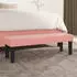vidaXL Sitzbank Rosa 100x30x30 cm Samt (346671)