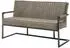 Z2 LINDA Sitzbank Esszimmer gepolstert Taupe Esszimmerbank mit Rückenlehne für Ihren Wohn- & Essbereich 160 x 93,5 x 67 cm (B/H/T)