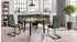 Home Affaire Eckbank Oliver mit Metallgestell Küchenbank verschiedene Bezüge Cord Esszimmerbank OTTOs Choice dunkelgrün (Castello 8641) 180 cm x 89 cm x 140 cm