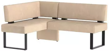 Home Affaire Eckbank Oliver mit Metallgestell K&uuml;chenbank verschiedene Bez&uuml;ge Cord Esszimmerbank OTTOs Choice beige (Castello 8622) 180 cm x 89 cm x 140 cm