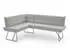 Niehoff Eckbank Conny mit Micro-Federkern Bezug Cord Gestell Kufe verschiedene Maße shell 151 cm x 91 cm x 205 cm