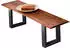 SIT Bank »Tables & Co« 150 cm natur Gestell schwarz Akazien Holz Baumkante wie gewachsen von Möbel Sitzbank Holzbank
