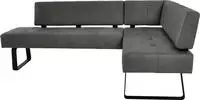 K+W Komfort & Wohnen Eckbank "Spider II" Sitzsteppung, bequem durch Sandwichbauweise,