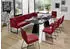 K+W Komfort & Wohnen Polsterbank Creso im modernen Chesterfield-Look mit schwarzen Kufenfüßen rubin 222 cm x 83 cm x 67 cm