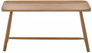 MCA Furniture Sitzbank Bantry Eiche Holz Eiche massiv 2-Sitzer 95x45x35 cm abwischbar Esszimmer B&auml;nke Sitzb&auml;nke