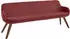 Musterring Essbank Tavia Stativgestell Wildnussbaum massiv geölt Breite 180 200 oder 220 cm bordeaux bordeaux 200 cm x 87 cm x 66 cm