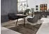 Musterring Essbank Tavia Stativgestell aus Eiche bianco massiv Breite 180 200 oder 220 cm schwarz schwarz 220 cm x 87 cm x 66 cm