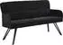 byLIVING Sitzbank Tino (1-St) mit Federkernpolsterung in 140 oder 160cm hochwertige Polsterbezüge Schwarz Schwarz 140 cm x 94 cm x 67 cm