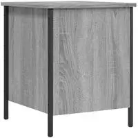vidaXL Sitzbank mit Stauraum Grau Sonoma 40x42,5x50 cm Holzwerkstoff
