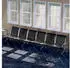 CLP Airport Wartebank 6-Sitzer Kunstleder Metallgestell schwarz (325727)