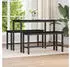 vidaXL Esstischbank 2er-Set Schwarz Eichen-Optik 100x32,5x48,5cm (873751)