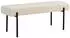 House Nordic Swindon Sitzbank Bouclé-Stoff 100cm schwarze Metallbeine (Swindon)