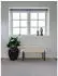 House Nordic Swindon Sitzbank Bouclé-Stoff 100cm schwarze Metallbeine (Swindon)