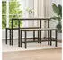 vidaXL Esstischbank 2er-Set Sonoma-Eiche 100x32,5x48,5cm