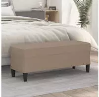 Sitzbank Cappuccino-braun 100x35x41 Cm Kunstleder Vidaxl