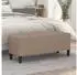 vidaXL Sitzbank Kunstleder Cappuccino-Braun 100x35x41cm (349420)