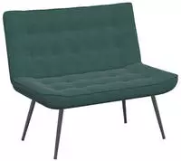 vidaXL Sitzbank Dunkelgr&uuml;n 110x74x84 cm Samt