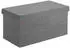 Casaria Truhenbank Cord Anthrazit faltbar 300kg 76x38cm (109917)