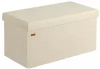 Casaria&reg; Sitzbank Mit Stauraum Cord Faltbar Sitzbank 300kg Belastbar 76x38cm Truhe